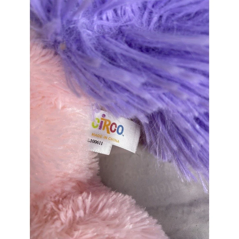 Target Circo Unicorn Stuffed Animal Toy Pink Plush Purple Mane Tail Horn